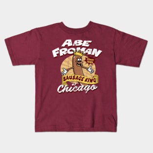 Abe Froman Sausage King of Chicago Retro 1986 Dks Kids T-Shirt